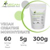 Vegan Creatine Powder | Creatine Monohydrate | No Dairy, No