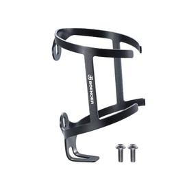 Bynccea Bicycle Bottle Holder Black Aluminium Bottle Holder for Bicycles with Secure Restraint System Bicycle Water Bottle Holder Quick Release with Mounting Screws Suitable for MTB