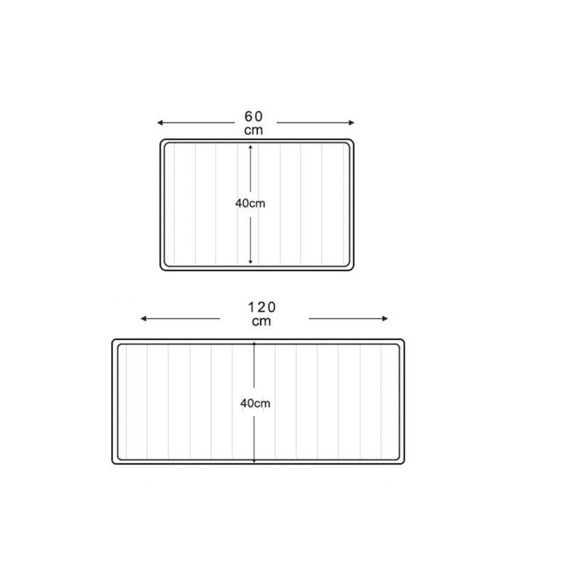 goodbath Memory Foam Bath Mat,Non Slip Bathroom Mat, Underwater Ocean
