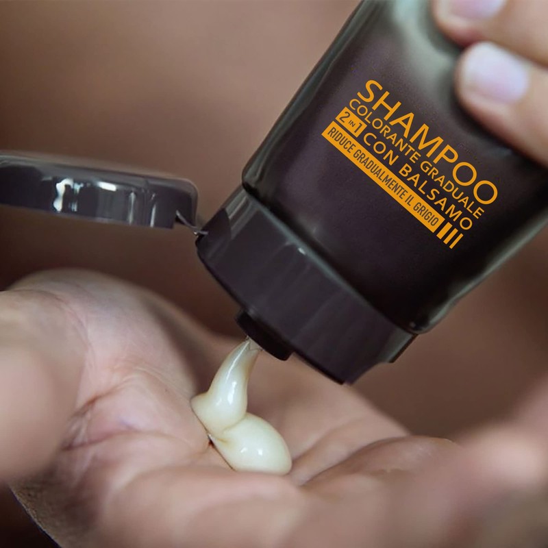 JUST FOR MEN SHAMPOO 118 ML. COLORANTE GRADUALE 2IN1