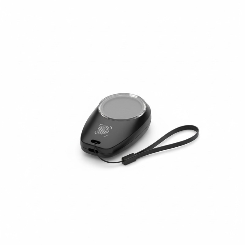 Inkvasor Almohadilla Dactilar Portátil 4cm Diámetro - Incluye Cordón -