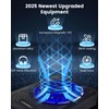 LUVUMVLT 1200W 10" Car Subwoofer, Slim Under Seat Powered Subwoofer