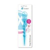 miradent Tong-Clin De Luxe Tongue Cleaner Blue Transparent Pack of