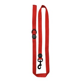 ShawnCo Dream Walk Dog Leash- Premium, Nylon Pet Leash with Soft Neoprene Handle for Small, Medium and Large Dogs (Mustang Red, Small)