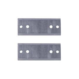 Scheppach Reversible blade for petrol garden shredder Biostar 3000, 4 x 40 x 100 mm, 1 set = 2 pieces, also suitable for GWS400 / GWS400B