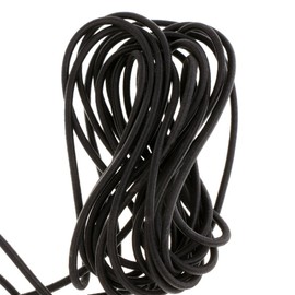 aternee Elastic Tent Pole Rope tie Strap Shock Cord /32ft X 0.12'', Black