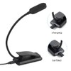 9 LEDs Clip On Book Light USB Rechargeable Reading Light