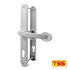 TSS Universal UPVC Door Handles - Lever/Movable Pad - 92mm/62mm