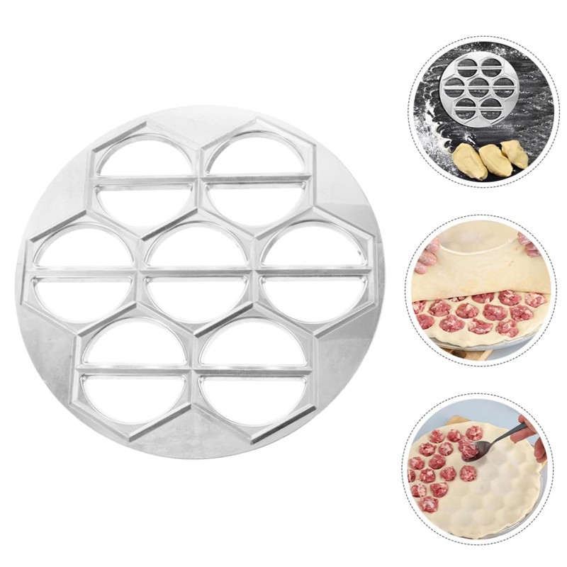 iplusmile 2pcs Dumpling Maker Aluminum Dumpling Mold for Ravioli Wontons