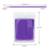 G2PLUS Micro Swabs - 100pcs Cotton Swabs for Makeup, Purple