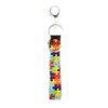 Charmed By Dragons Autism Keychain Awareness Acceptance - Neoprene Puzzle