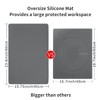 Extra Large Silicone Table Mat, Genuine Food-Grade Silicone Mat for