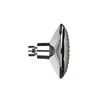 Croydex Small Round Shower Overhead, Aluminum, Chrome, 31x21.6x8.2 cm