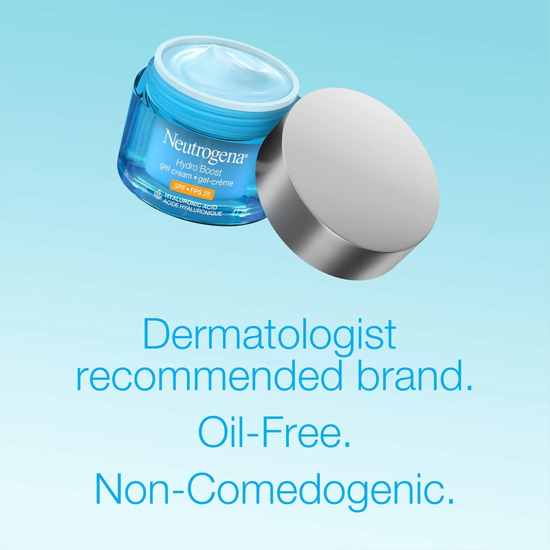 Neutrogena Hydro Boost Gel Face Cream Spf 25 With Broad