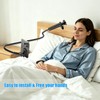 JCTRIWAY Gooseneck Phone Holder for Pop Socket Flexible Desktop Phone