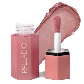 Palladio Rubor Líquido para Mejillas y Labios 2 en 1 Maquillaje, Rubor Facial, Fórmula Liviana en Crema, Resistente a Manchas, Rubor Pigmentado de Larga Duración, Acabado Radiante, Dainty