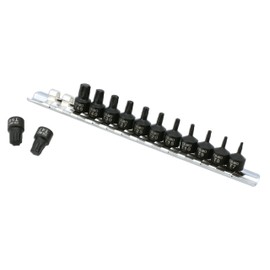 Laser 8978 Stubby Star Impact Bit Socket Set 1/4 Inch D 13pc