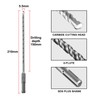SALI 10PCS SDS Plus Rotary Hammer Drill Bit Kit -