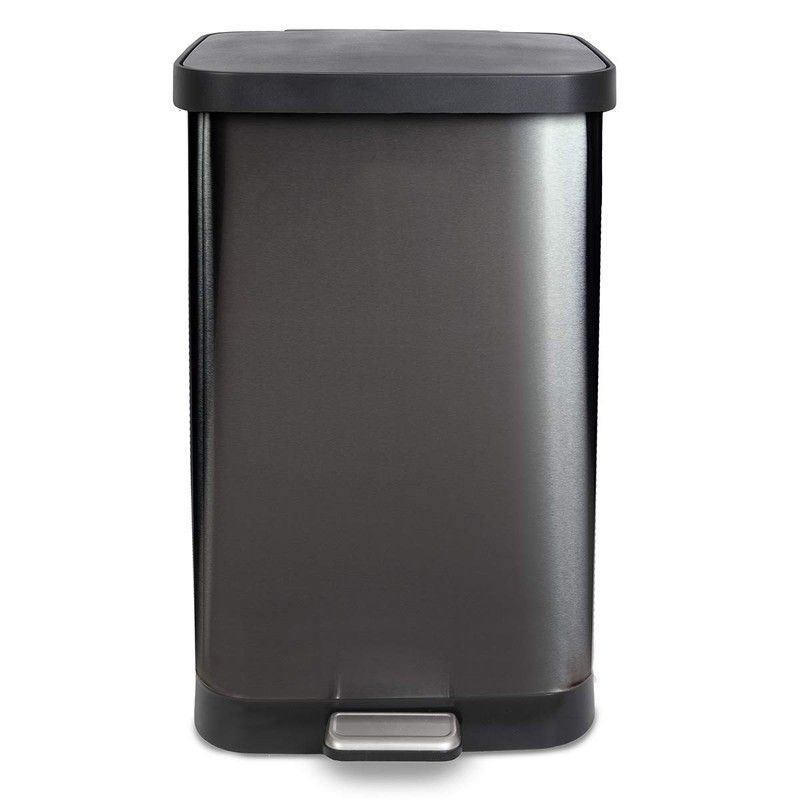 Glad 20 Gallon / 75.5 Liter Extra Capacity Stainless Steel