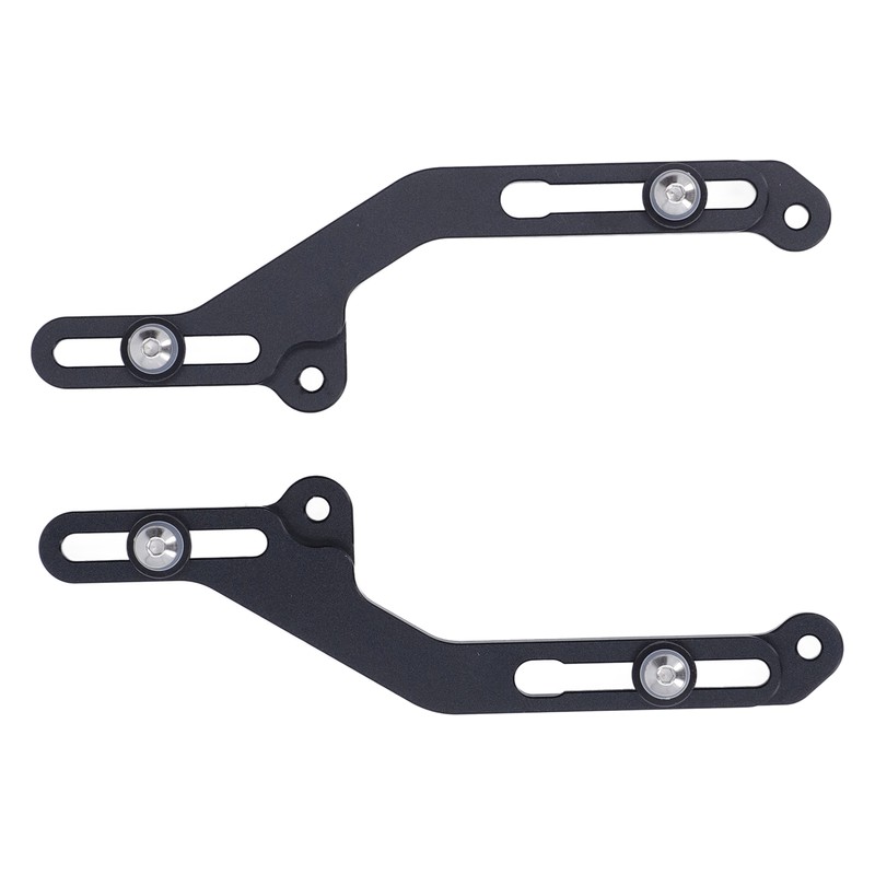 1 Pair Black Motorcycle Windscreen Adjuster Aluminium Windshield Bracket Replacement
