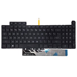 WWGTMC Replacement Keyboard for Asus TUF Gaming F15 A15 FX507 FX507Z FA507 FA507R F17 A17 FX517 FX517Z FX707 FX707Z FA707 FA707R Series Laptop with Backlit Keyboard US Layout (Black)