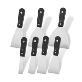 Bates- Putty Knife Set, 7 Pack, Carbon Steel, 1", 1.5", 2", 2.5", 3", 4", 5", Putty Knives, Drywall Knife Set, Putty Knife Scraper Tool, Spackle Knife Set, Paint Scraper Tool, Drywall Knifes Set