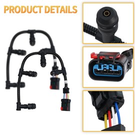 UOIENRT Powerstroke 6.0 Diesel Glow Plug Harness with Right Left Harness Removal Tool Compatible with 2004-2010 Ford 6.0L V8 Powerstroke Diesel Engine Ford F-250 F-350 F-450 Super Duty