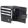 Hans Kniebes Men's Leather Wallet with Latch in Portrait Format
