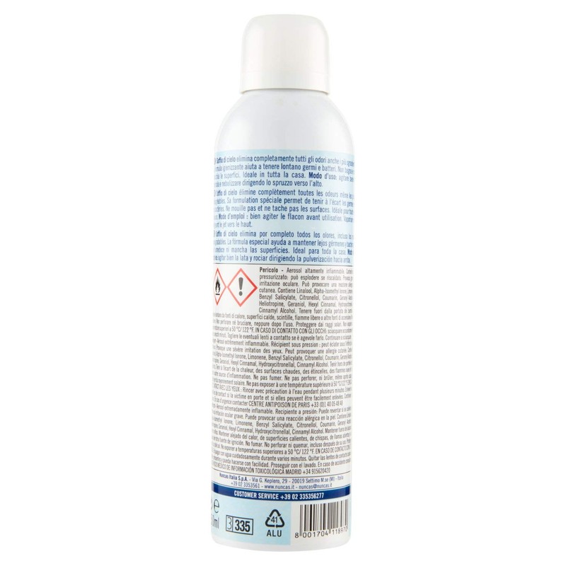 Nuncas Italia Spa Odour Neutraliser for Sky 250 ml