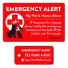 DuraPaws My Pets are Home Alone Emergency Alert Plastic Contact
