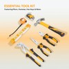 TOLSEN Tool Set Home Mechanic Tool Kit, Screwdriver,Hammer, Ratchet, Drill