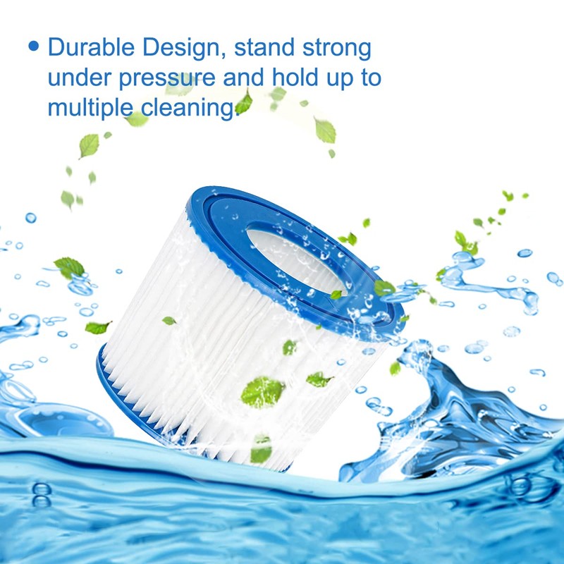 WuYan 2pcs Replacement Swimming Pool Filter Compatible with Best-way I