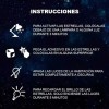 ML Paquete 100 Estrellas Fluorescentes Fosforescente Adorno