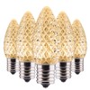 Brightown 25 Pack C9 Led Replacement Bulbs, Warm White C9