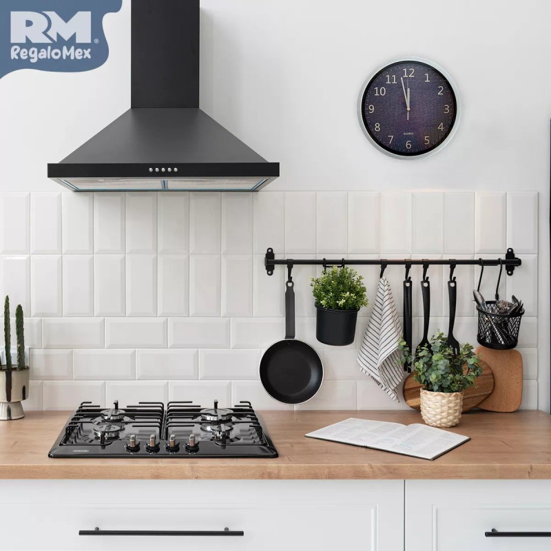 Rm Regalomex Reloj Análogo De Pared Plástico Diseño Tela