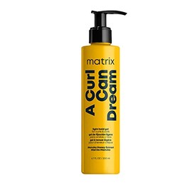 Matrix A Curl Can Dream Gel  Gel de fijación ligera para cabello rizado u ondulado  Hidrata, ayuda a definir los rizos, controla el frizz y aporta