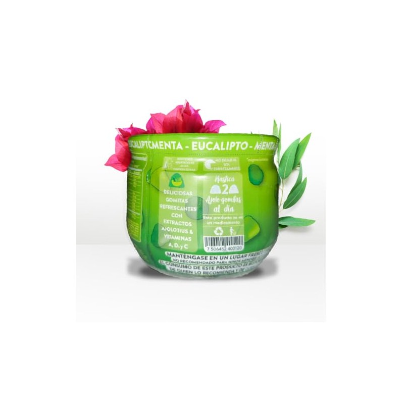 Gomitas Ajologomitas Eucalipto Menta con Vitaminas A D & C