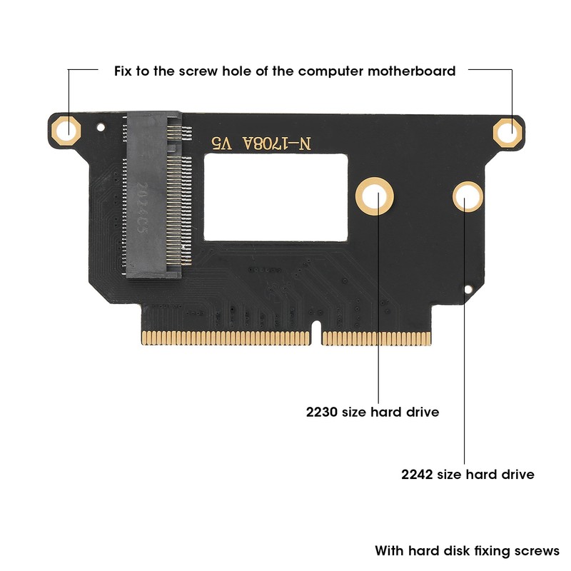 Adapter Card M.2 NVME to OS X PRO A1708 SSD