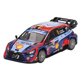 MINI GT 1/64 Hyundai i20 N Rally 1 Monte Carlo Rally 3rd Place Winner #11 (Left Handle) Finished Product