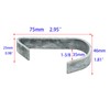 1-3/8”Chain Link Fence Gate Clips, Kennel Panel Clip Bands, Chain