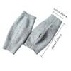 Zngou 2 Pairs Cashmere Fingerless Gloves, Wrist Warmers Thumb Hole