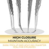 OMANIA Eyelash Extension Tweezers Set 4PCS – Lash Tweezers Kit