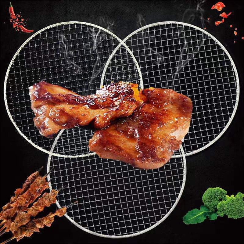 Unikato Disposable Grate Round Net Refill, Set of 5, Barbecue