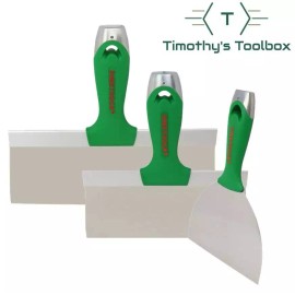 Sheetrock Tools USG Sheetrock Classic Stainless Steel Finishing Knife PACK OF 3 (6'', 8'', 10'')