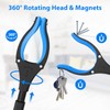 REWKCY 34" Grabber Reacher Tool, 2-Pack Foldable Reacher Grabber Pickup