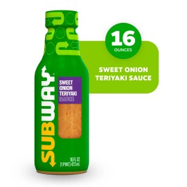 Subway Sweet Onion Teriyaki Sauce, 16 fl. oz.473mL
