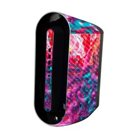 MightySkins Carbon Fiber Skin Compatible with Alienware Aurora R11 Gaming Desktop - Paint Party | Protective, Durable Textured Carbon Fiber Finish | Easy to Apply and Change Styles | Made in The USA