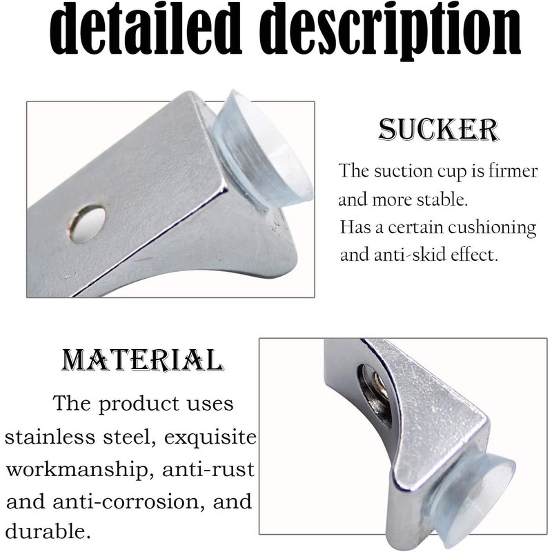 Hardware de Montaje de Estante de Vidrio Soporte de Montaje