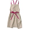 Rep Polka Apron, Beige, 28.7 x 33.1 inches (73 x