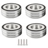 Tuperoymse Audio Isolation Feet Aluminum Amplifier Feet 58x22MM Turntable Isolation